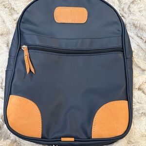JON HART Elegant French Blue and Tan Women's Backpack